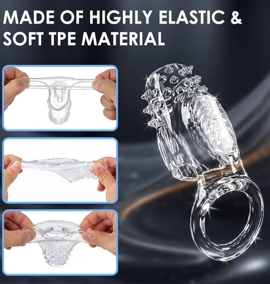 Clear cock ring